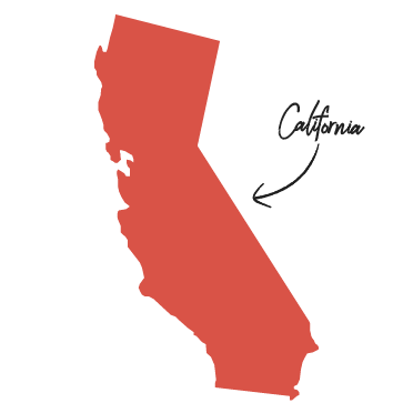 California map graphic