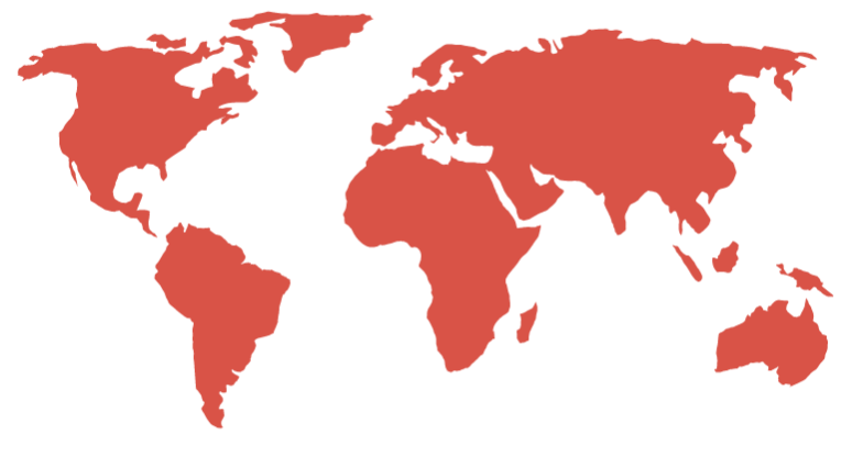 World map graphic